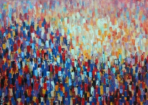 Moving In Harmony van PAUL AKIIKI, Schilderij te koop op Singulart