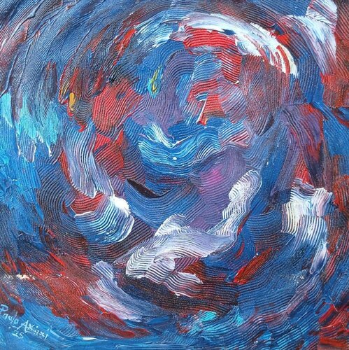 The Blue Wave van PAUL AKIIKI, Schilderij te koop op Singulart
