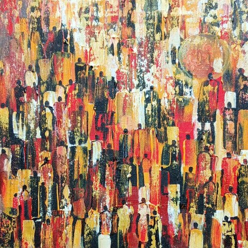 A Warm Summer van PAUL AKIIKI, Schilderij te koop op Singulart