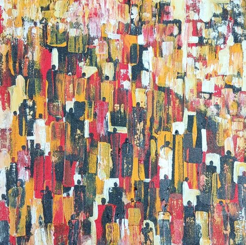 A Warm Summer Street van PAUL AKIIKI, Schilderij te koop op Singulart