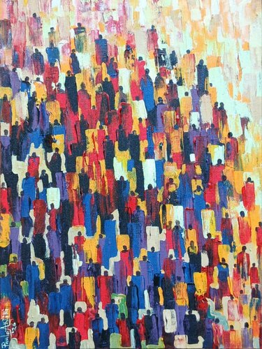 Inseparable 2 van PAUL AKIIKI, Schilderij te koop op Singulart