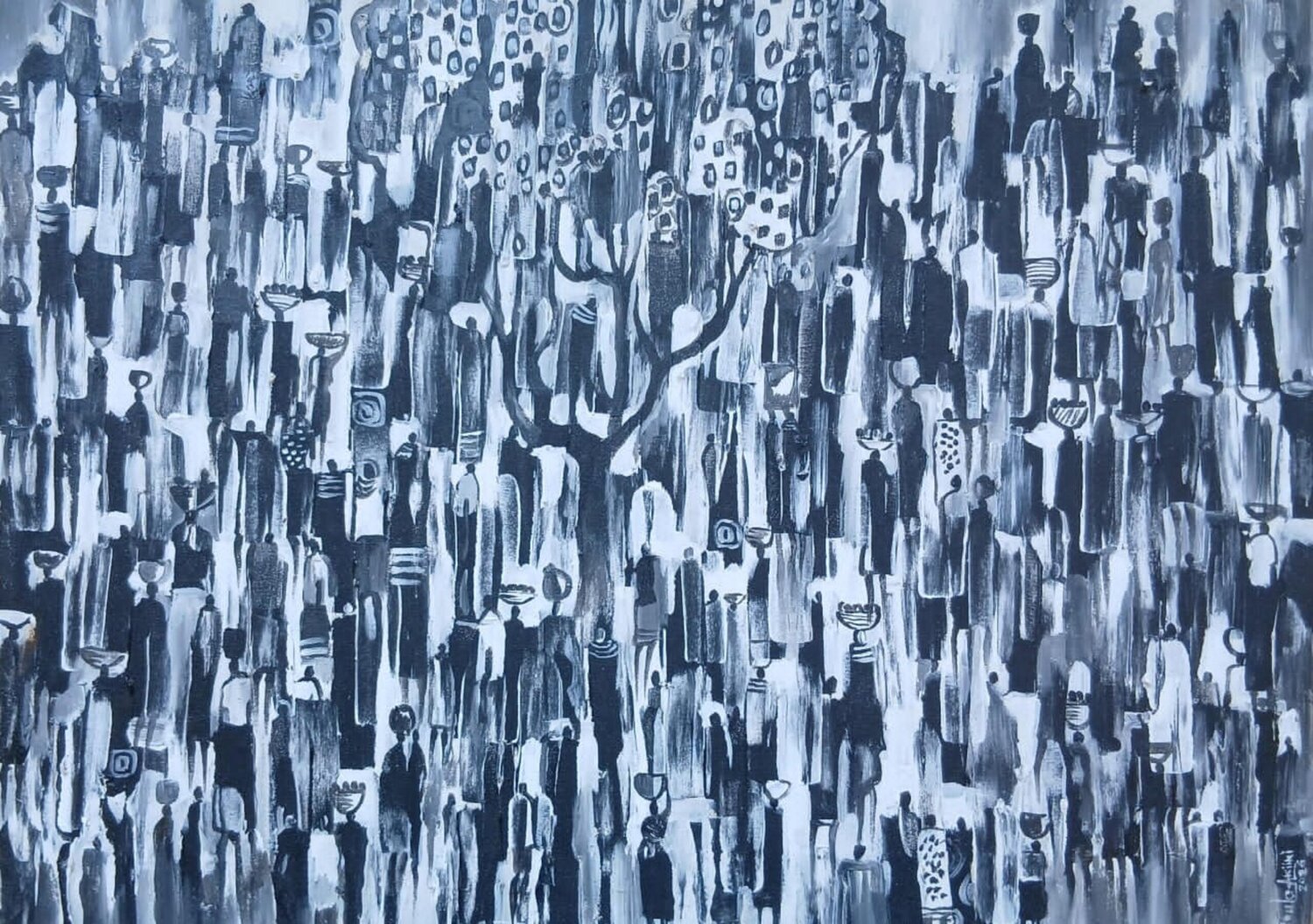 A Tree of Life PAUL AKIIKI Original painting for sale