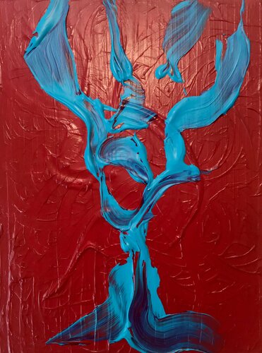 Flame 1 par Yiannis Kaminis, Peinture en vente sur Singulart