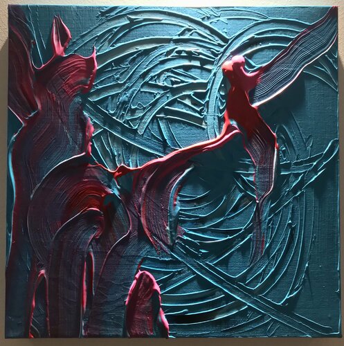 Thiseas & Ariadne van Yiannis Kaminis, Schilderij te koop op Singulart