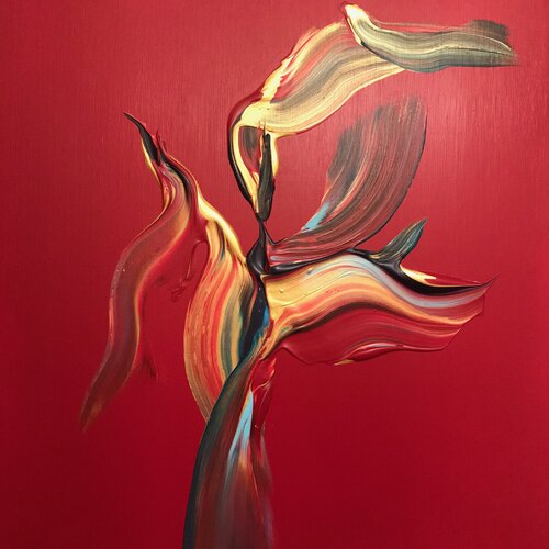 Queen of Sheba van Yiannis Kaminis, Schilderij te koop op Singulart