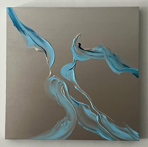 Embracing Spirit par Yiannis Kaminis, Peinture en vente sur Singulart
