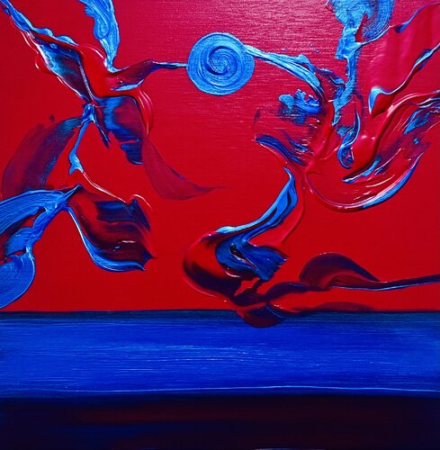 Celestial Dance par Yiannis Kaminis, Peinture en vente sur Singulart