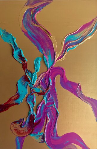 Sun Lovers von Yiannis Kaminis, Malerei kaufen auf Singulart