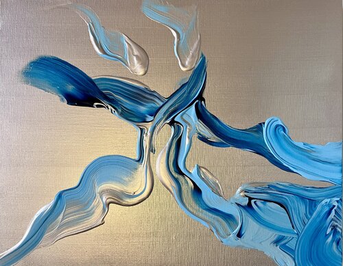 Sweet Caress van Yiannis Kaminis, Schilderij te koop op Singulart