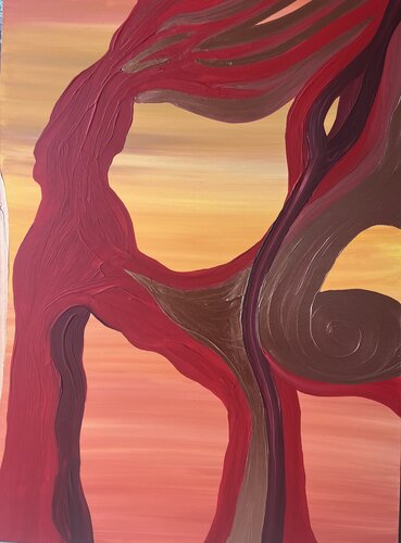 Warrior Will at Sunset van Yiannis Kaminis, Schilderij te koop op Singulart