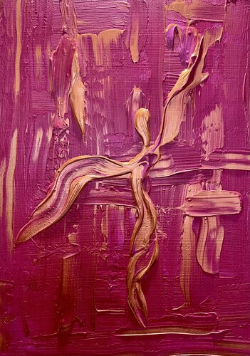 Dancing with My Mirror I par Yiannis Kaminis, Peinture en vente sur Singulart