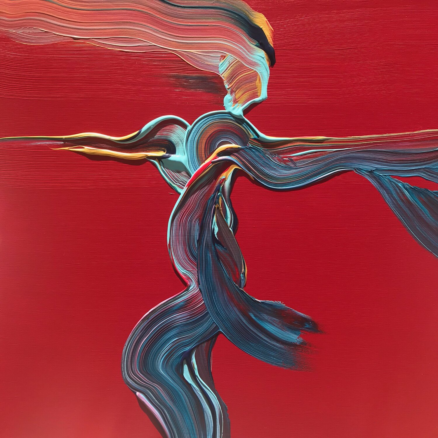 Cosmic Flux Yiannis Kaminis Originalgemälde zu verkaufen