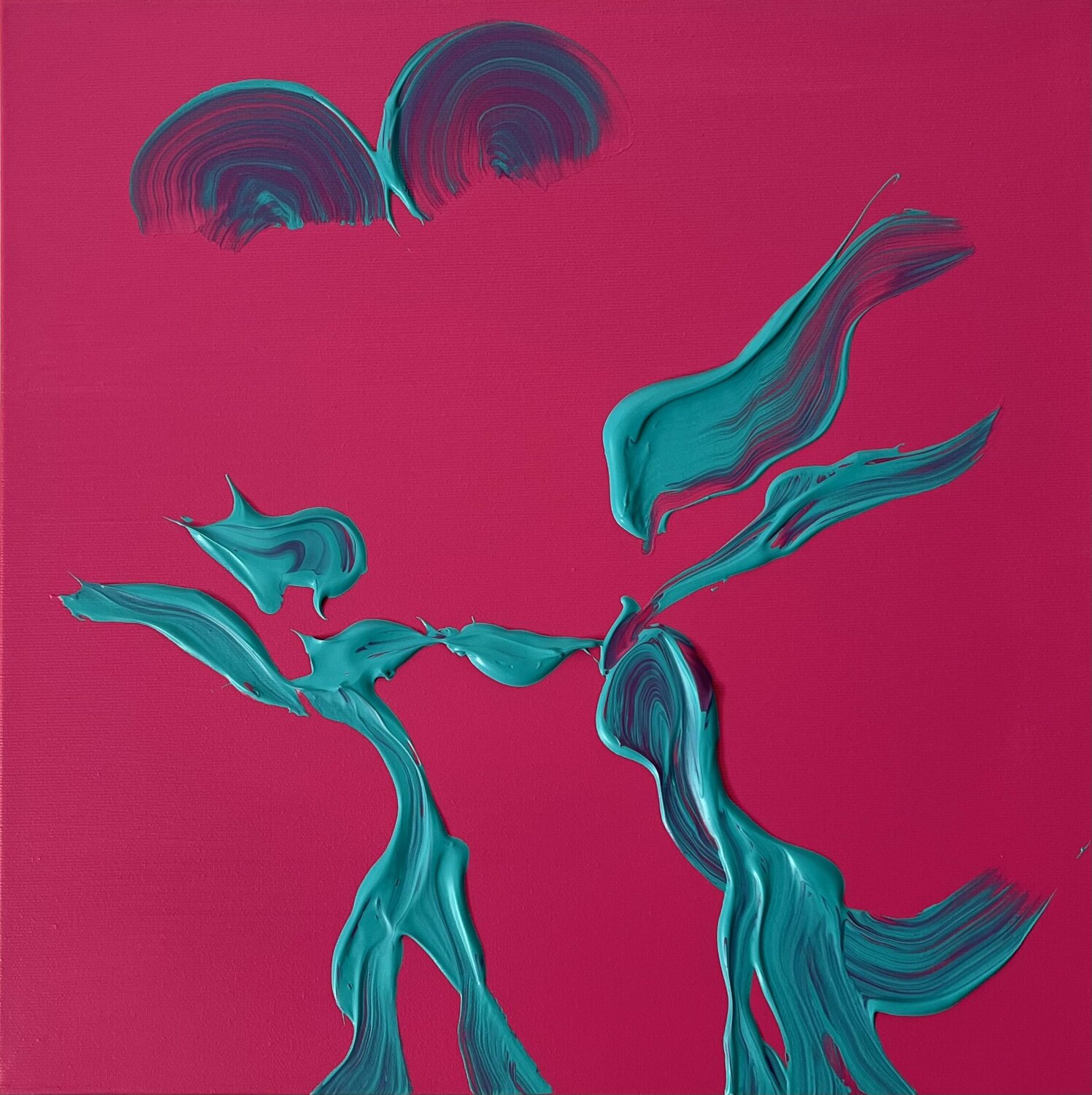 Destined Duo 5 Yiannis Kaminis Dipinto originale in vendita