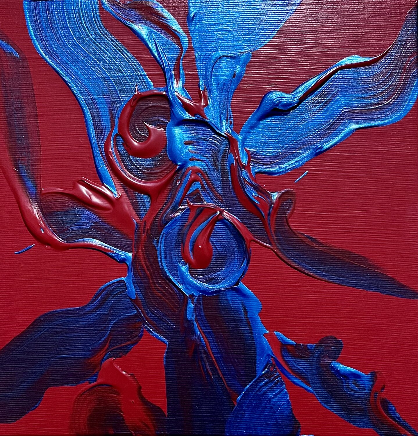 In your Arms III Yiannis Kaminis Originalgemälde zu verkaufen