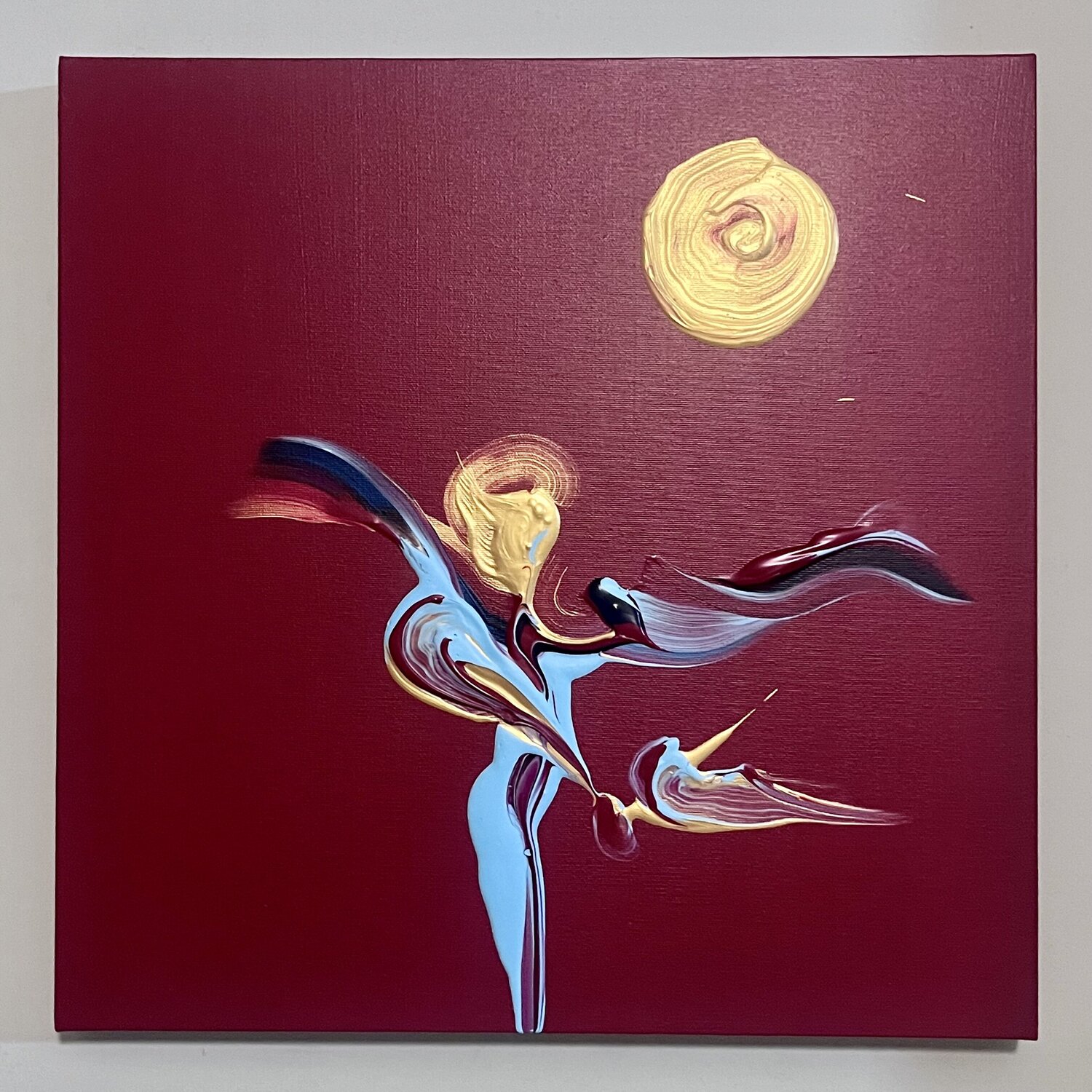 Warrior of the Sun Yiannis Kaminis Originalgemälde zu verkaufen
