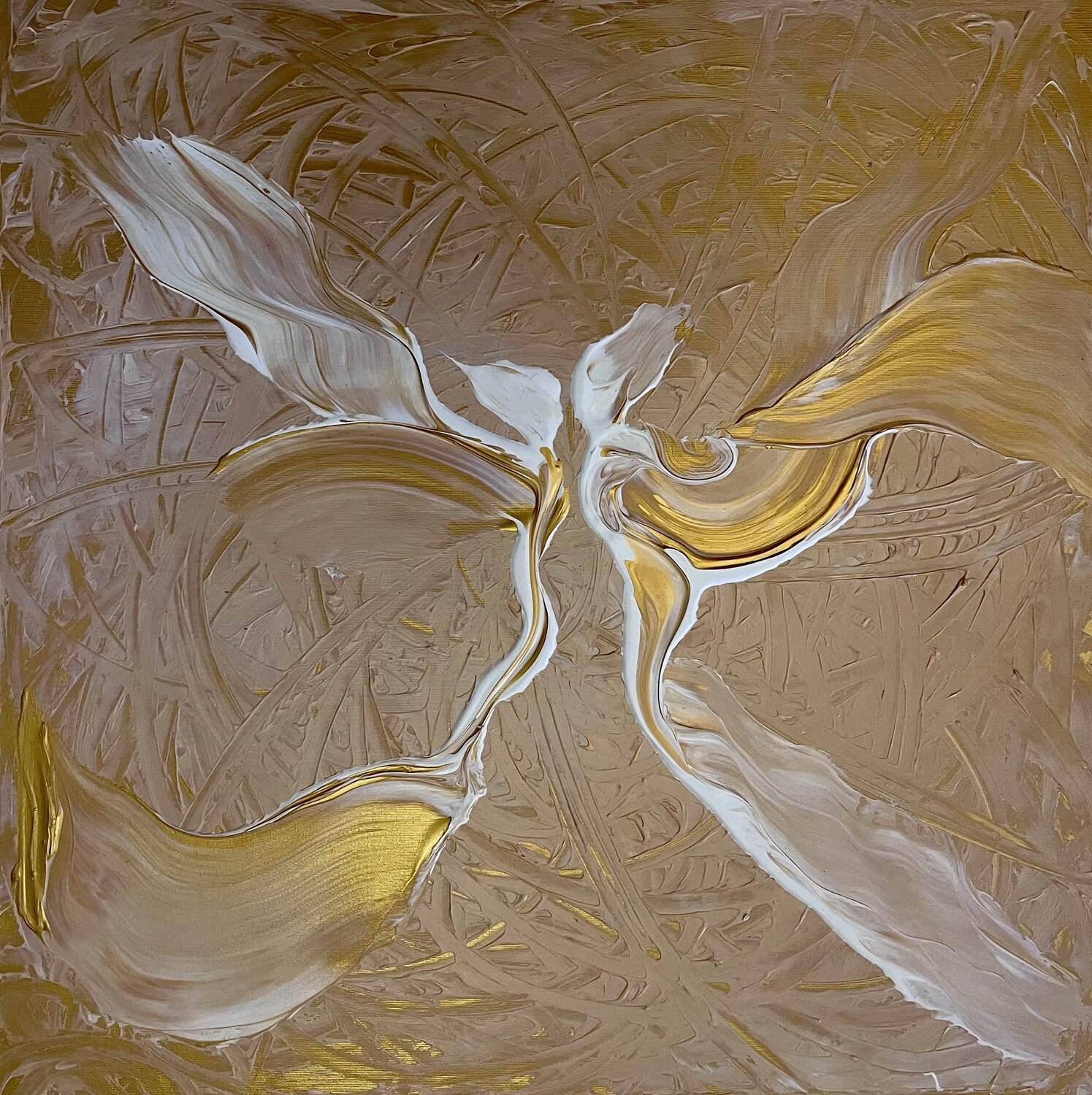The Sun in You II Yiannis Kaminis Originalgemälde zu verkaufen