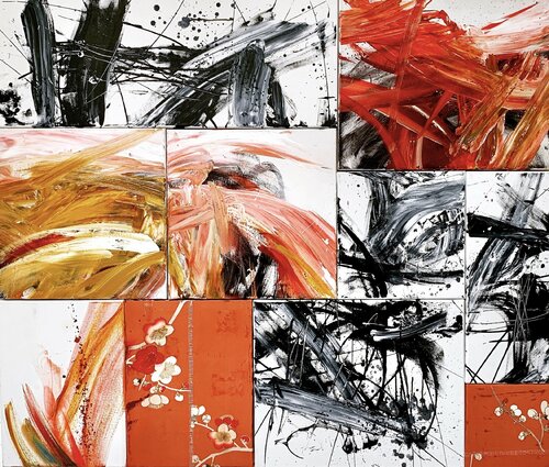 Sakura (Reconstructed Series) di Krisztina Horvath, Pittura in vendita su Singulart