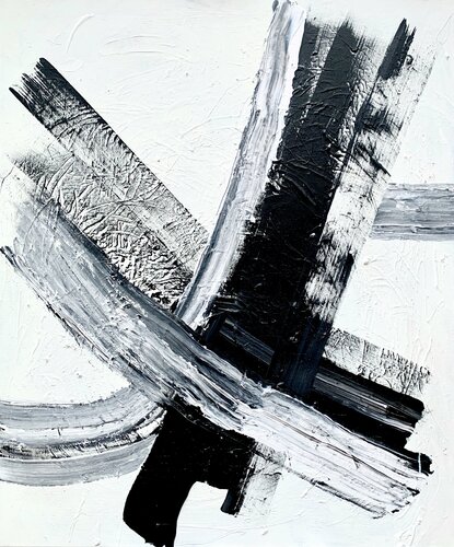 Equilibrium (Zen Study) di Krisztina Horvath, Pittura in vendita su Singulart