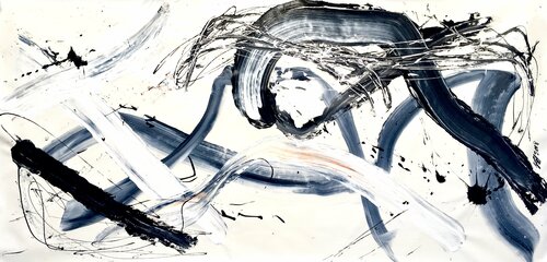 Caprice (Zen Study) van Krisztina Horvath, Schilderij te koop op Singulart