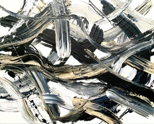 Still Your Waters (Zen Study) di Krisztina Horvath, Pittura in vendita su Singulart