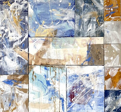 Water Is More Worth Than Gold (Reconstructed Series) di Krisztina Horvath, Pittura in vendita su Singulart