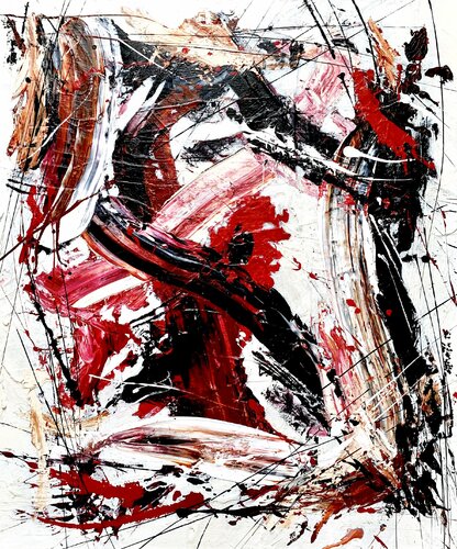 Warrior by Krisztina Horvath, Painting for Sale on Singulart