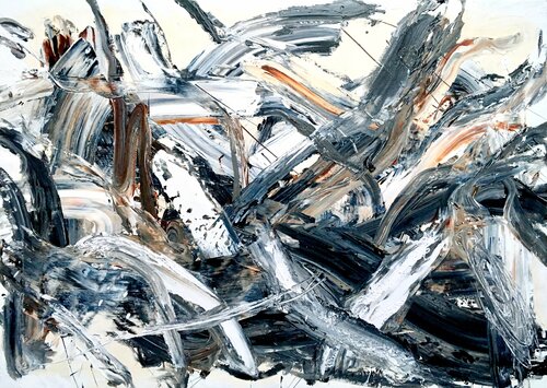 Time Travel (Zen Study) di Krisztina Horvath, Pittura in vendita su Singulart