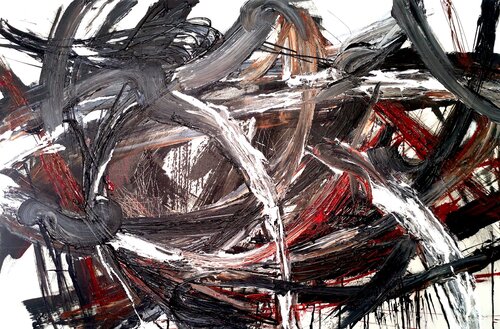 The Dawn Of Time (Zen Study) par Krisztina Horvath, Peinture en vente sur Singulart