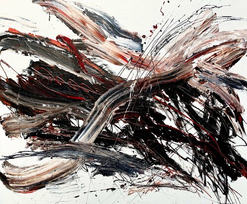 Rage  (Zen Study) van Krisztina Horvath, Schilderij te koop op Singulart