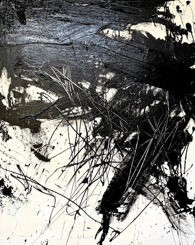Nocturnes #5 by Krisztina Horvath, Painting for Sale on Singulart