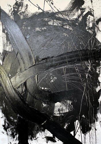 Nocturnes #6 par Krisztina Horvath, Peinture en vente sur Singulart
