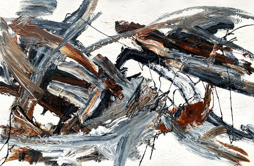 Donteatmeat (Zen Study) van Krisztina Horvath, Schilderij te koop op Singulart