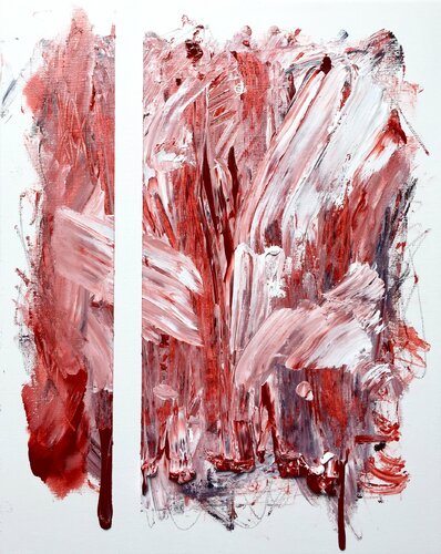 White Line van Krisztina Horvath, Schilderij te koop op Singulart