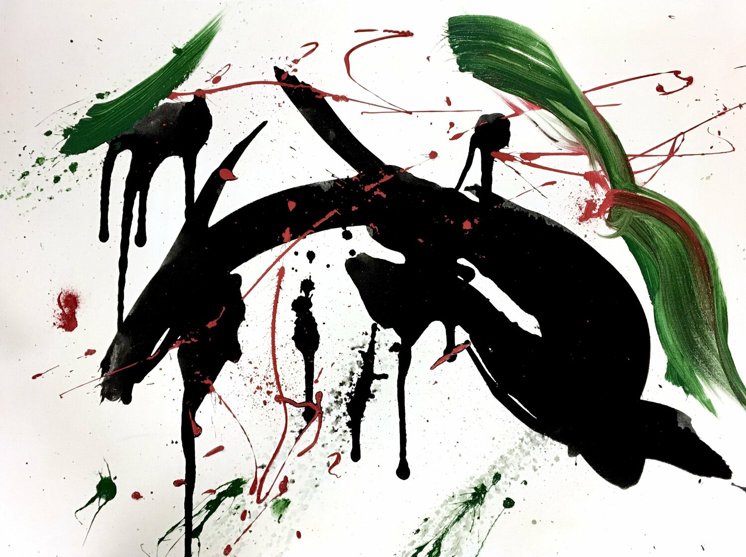 Paintings For The Uninvited #1 Krisztina Horvath Originalgemälde zu verkaufen