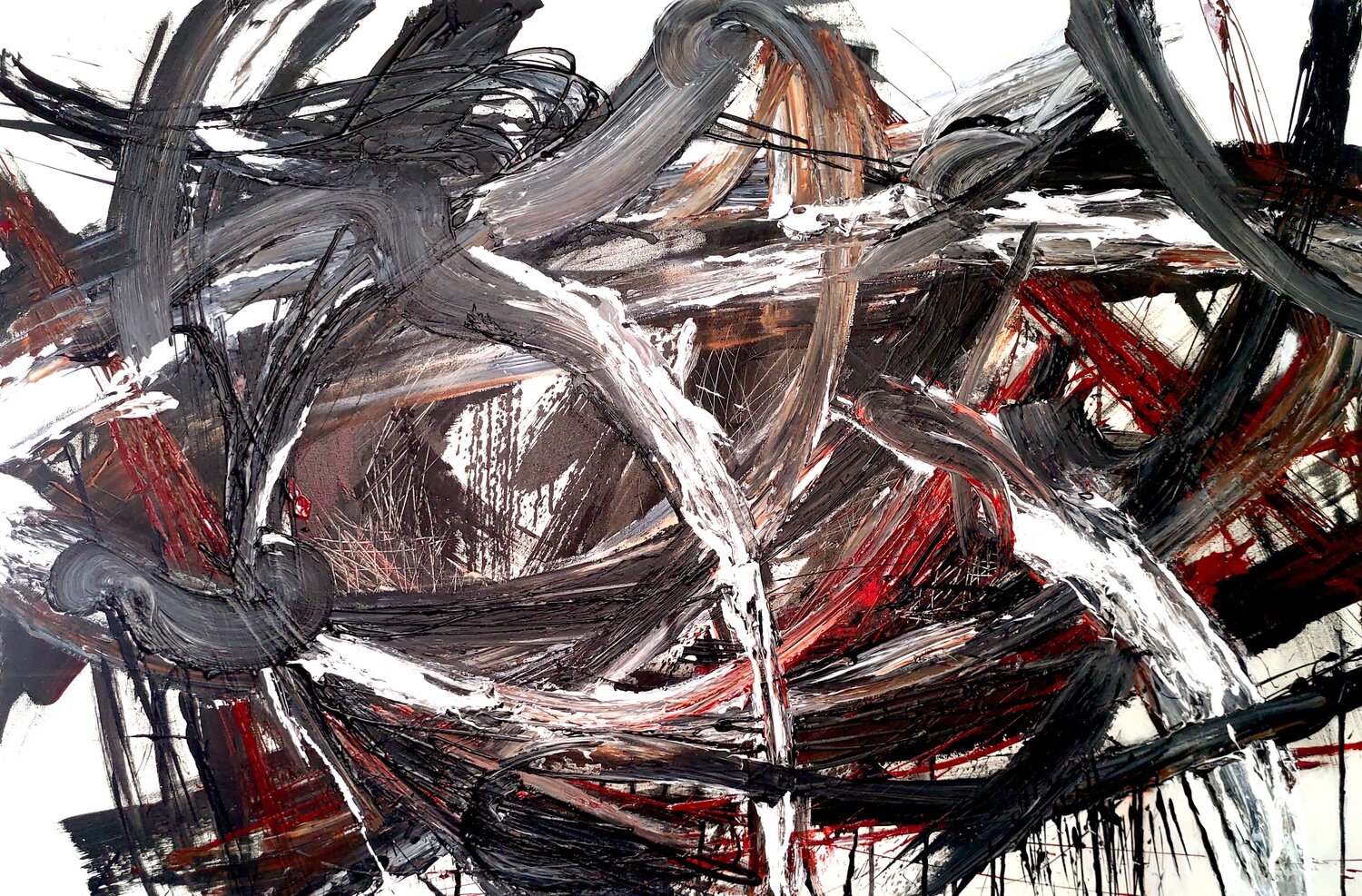The Dawn Of Time (Zen Study) Krisztina Horvath Dipinto originale in vendita