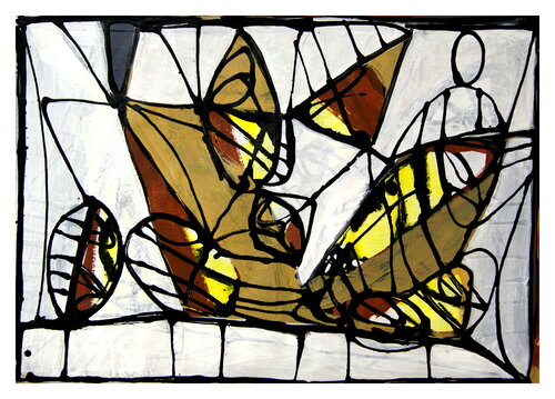 Falter di Mathias Wunderlich, Pittura in vendita su Singulart