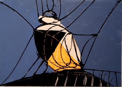 Nachtornament di Mathias Wunderlich, Pittura in vendita su Singulart