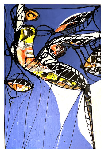 Flugversuch van Mathias Wunderlich, Schilderij te koop op Singulart