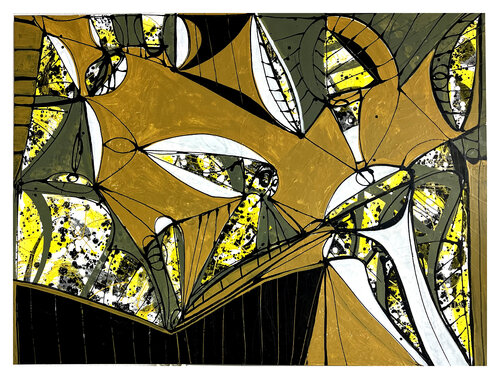 Im Sturm van Mathias Wunderlich, Schilderij te koop op Singulart