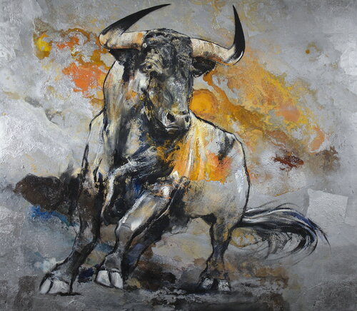 Toro di Arno Bruse, Pittura in vendita su Singulart