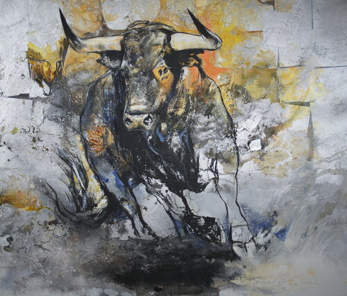 Toro di Arno Bruse, Pittura in vendita su Singulart