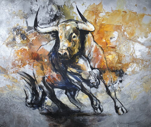 Toro di Arno Bruse, Pittura in vendita su Singulart
