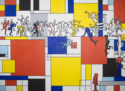 "Celebrating  Mondrian" Edit. 4 di Arno Bruse, Pittura in vendita su Singulart