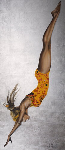 "The Art of Diving" 22 di Arno Bruse, Pittura in vendita su Singulart