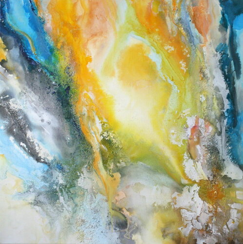 "Panta Rhei" - Alles fliesst No.6 di Arno Bruse, Pittura in vendita su Singulart