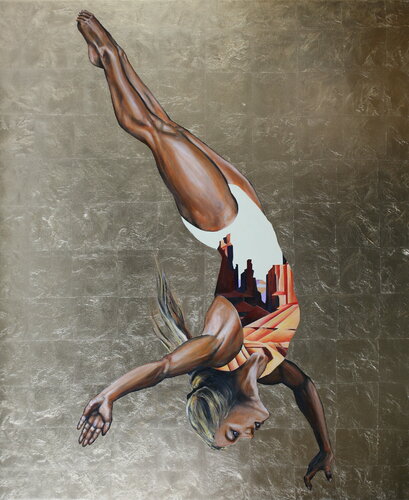 Solitary Diver di Arno Bruse, Pittura in vendita su Singulart