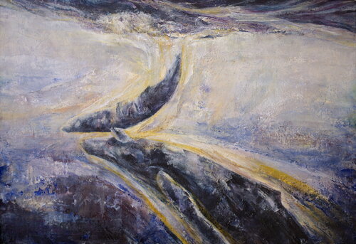 Buckelwale di Arno Bruse, Pittura in vendita su Singulart
