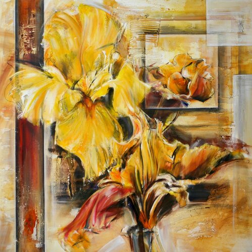 Iris di Arno Bruse, Pittura in vendita su Singulart