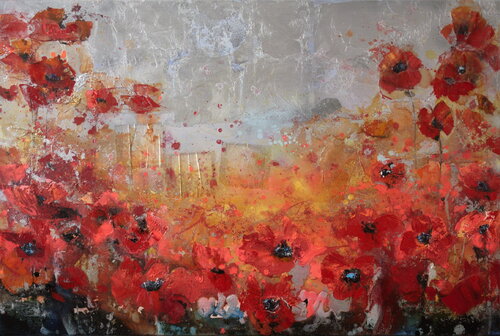 Sommerwiese by Arno Bruse, Painting for Sale on Singulart