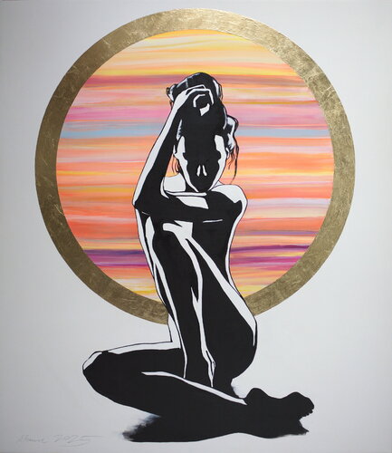 Waiting for Matisse by Arno Bruse, Painting for Sale on Singulart